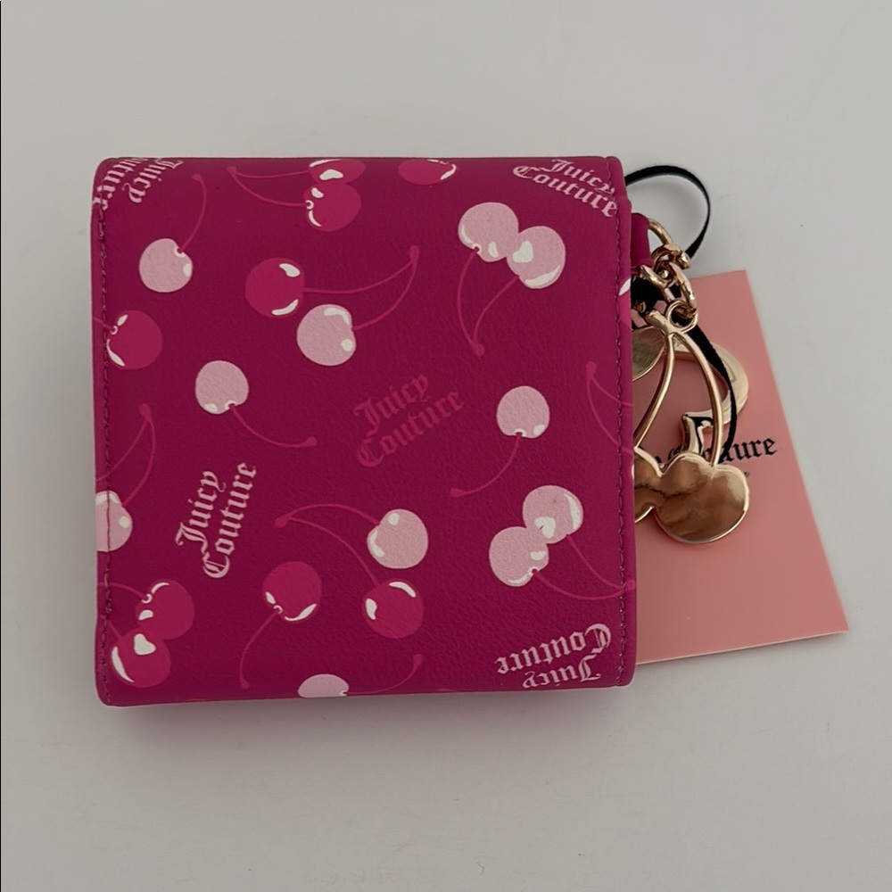 Juicy Couture Pink Wallet with Cherries ๐ - Picture 6 of 7